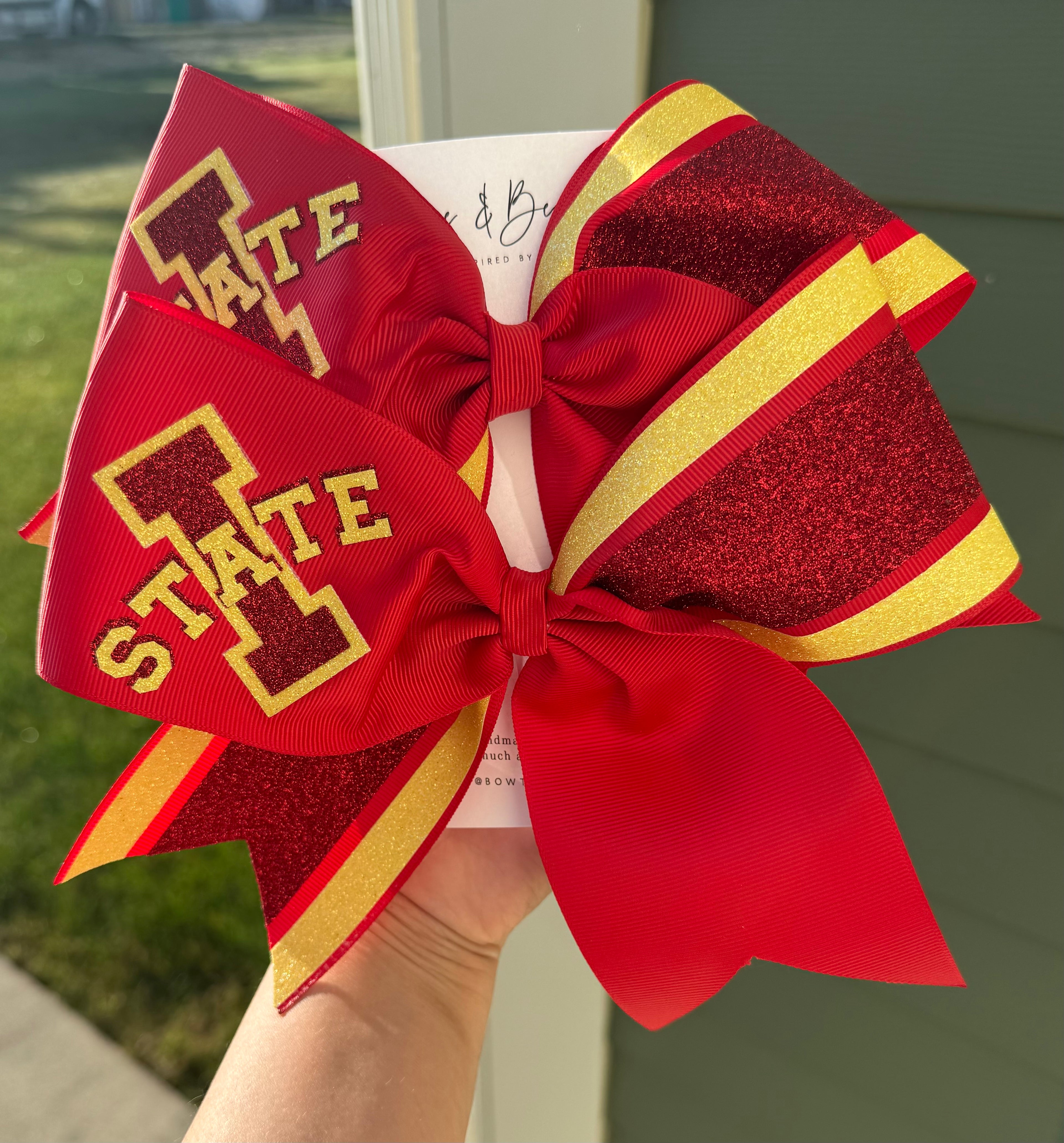 Iowa State Cyclones Cheer Bow