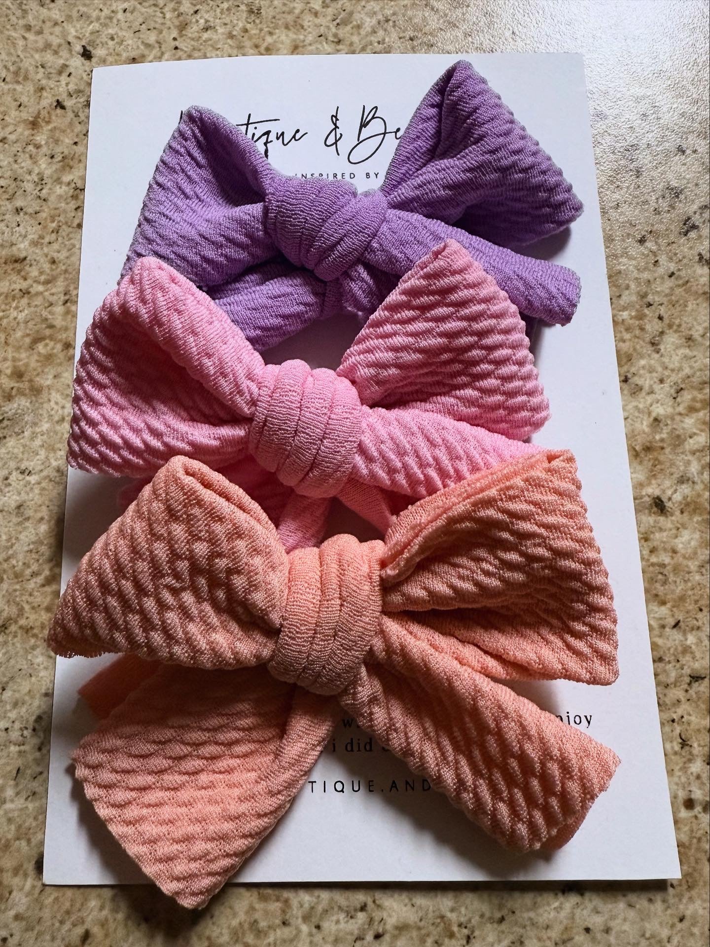 Blossom Trio Bow Clip Set