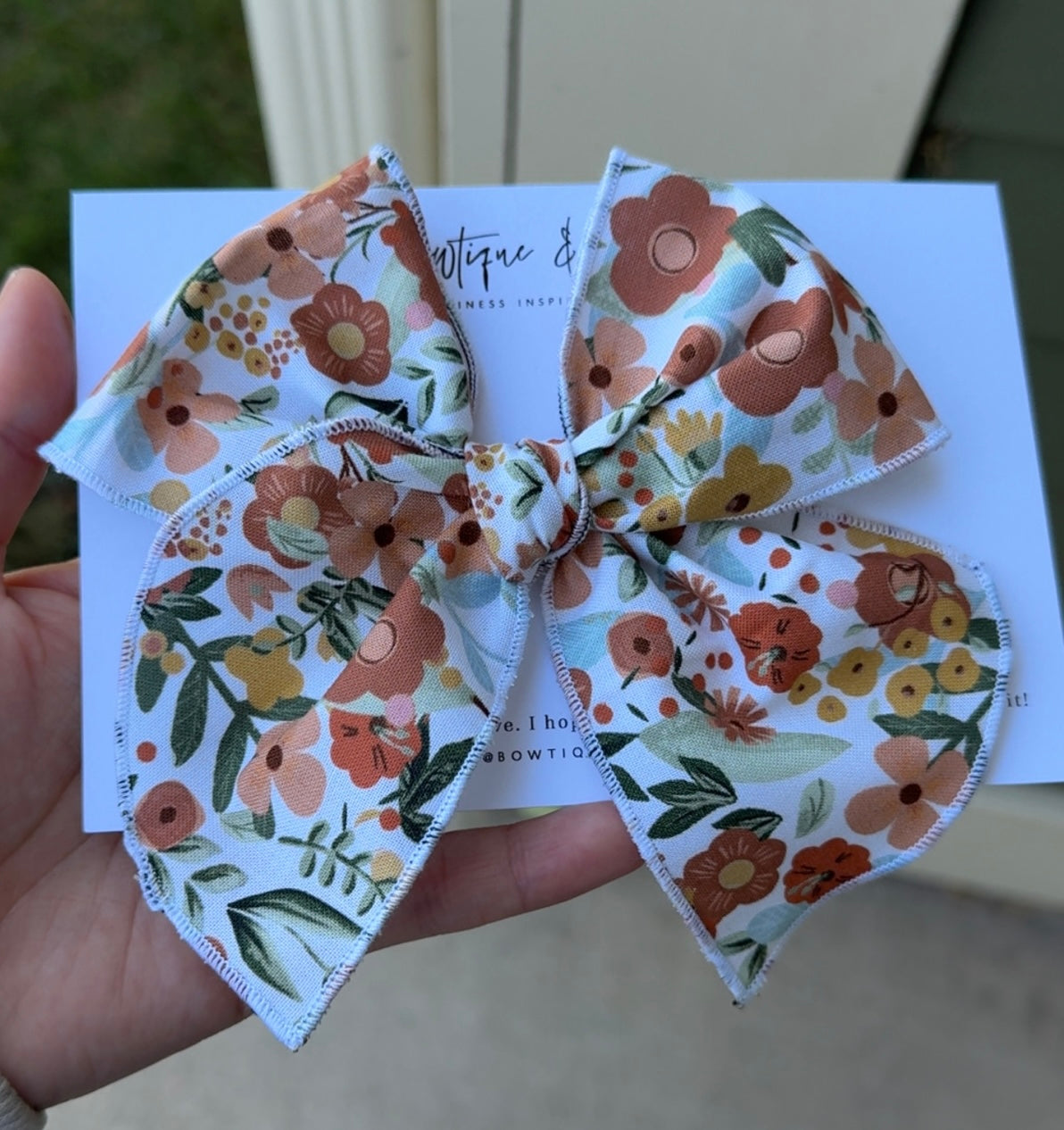 Harvest Meadow Clip Bow