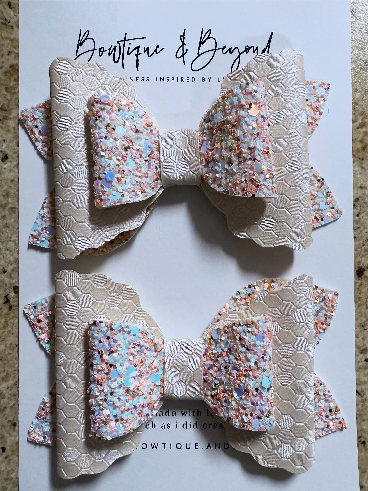 Champagne Blush Clip Set