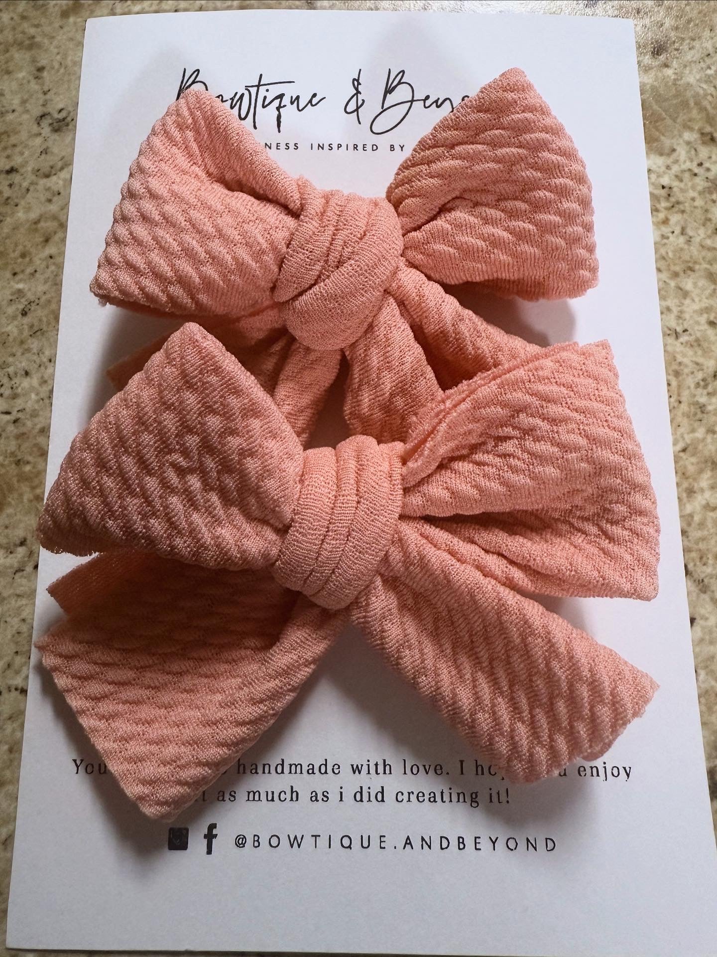 Blushing Peach Clip Set