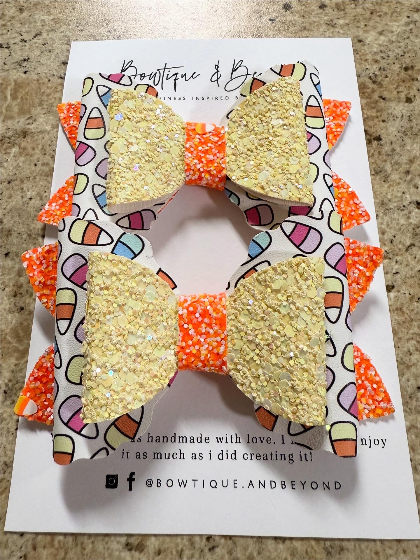 Candy Corn Clip Set