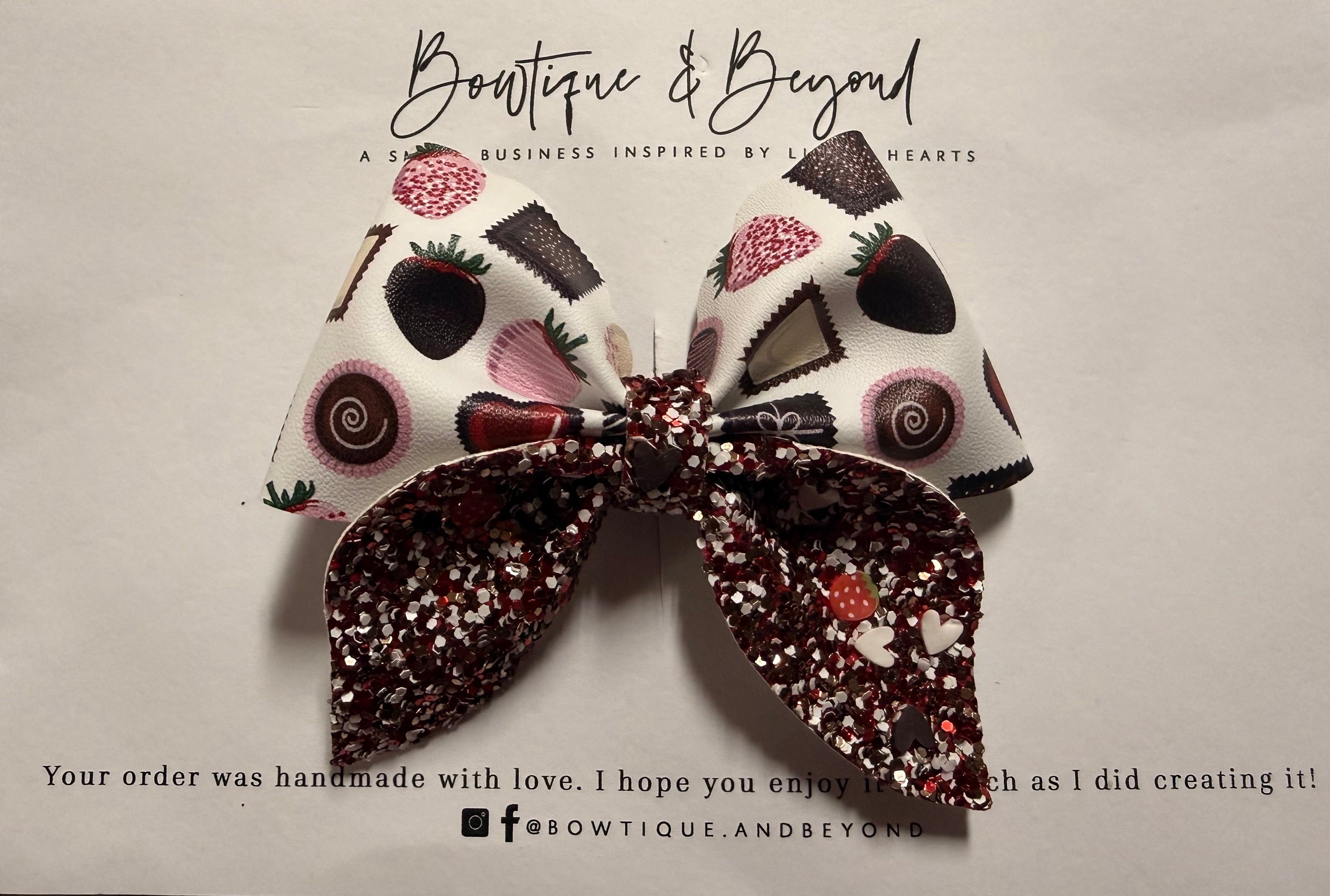 Valentine Delight Bow Clip