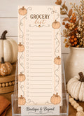 Pumpkin Pantry Grocery List