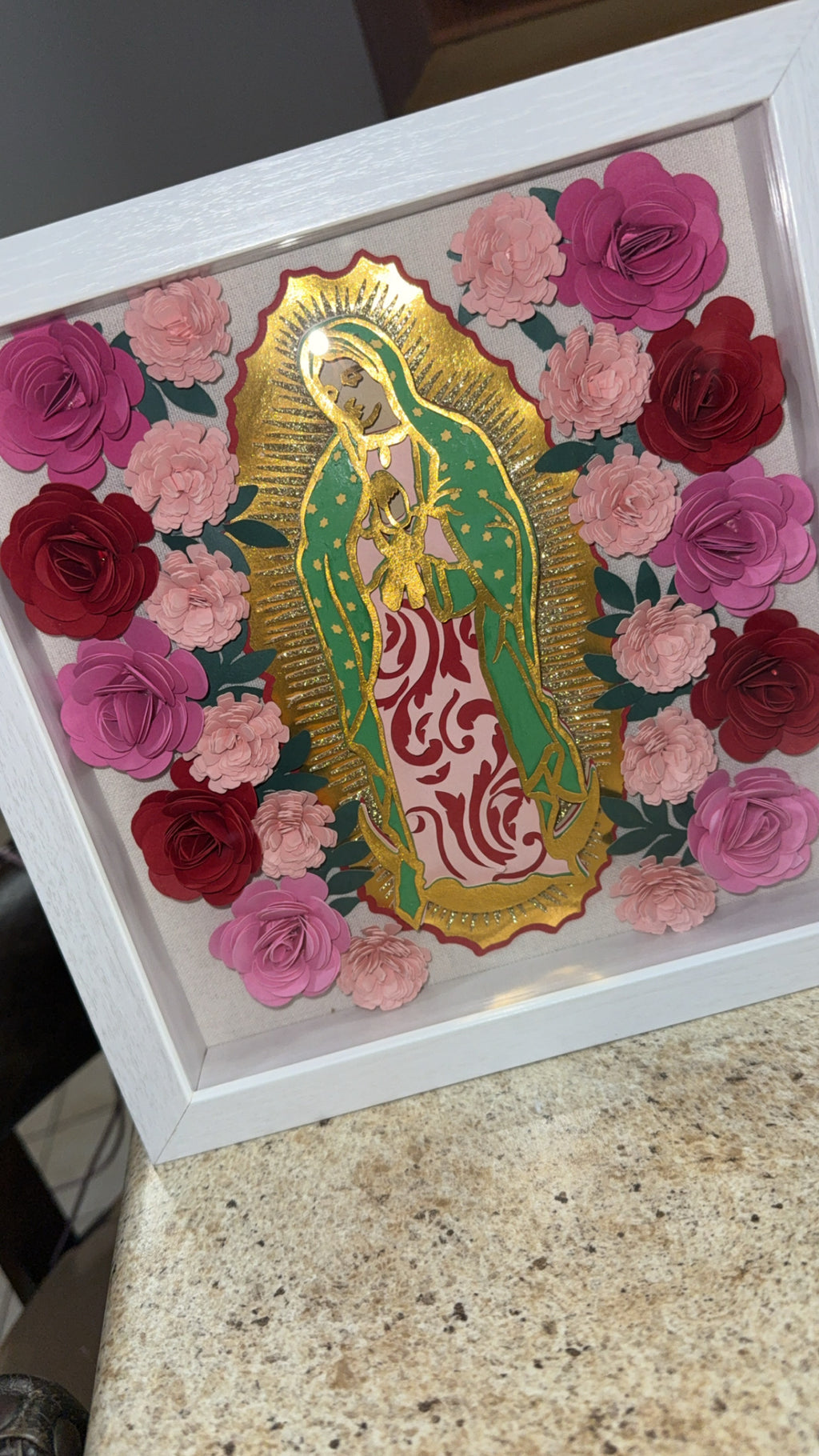Virgen de Guadalupe Shadow Box