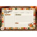 Autumn Patchwork Recipe Cards