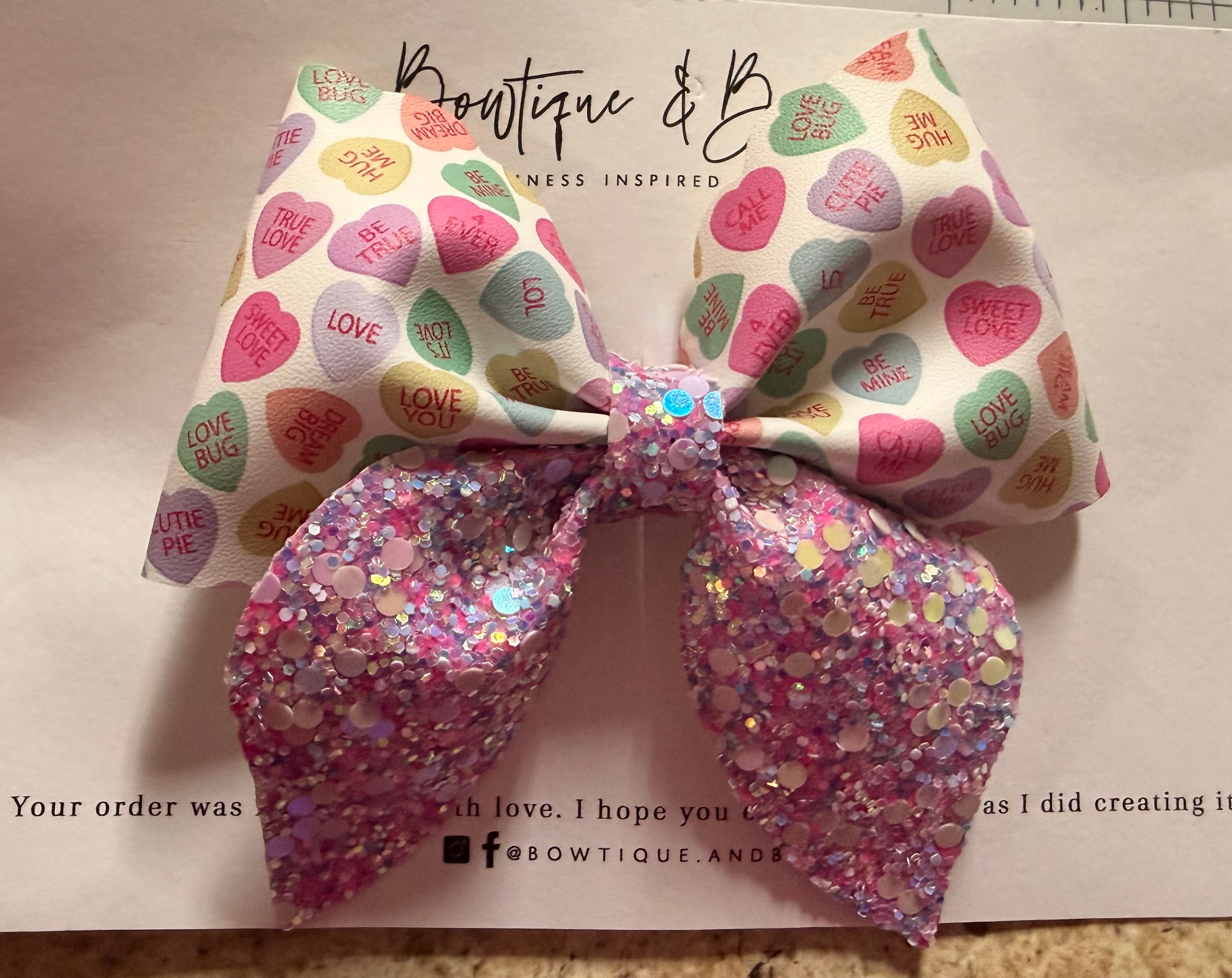 Sweet Talk Valentine Clip Bow