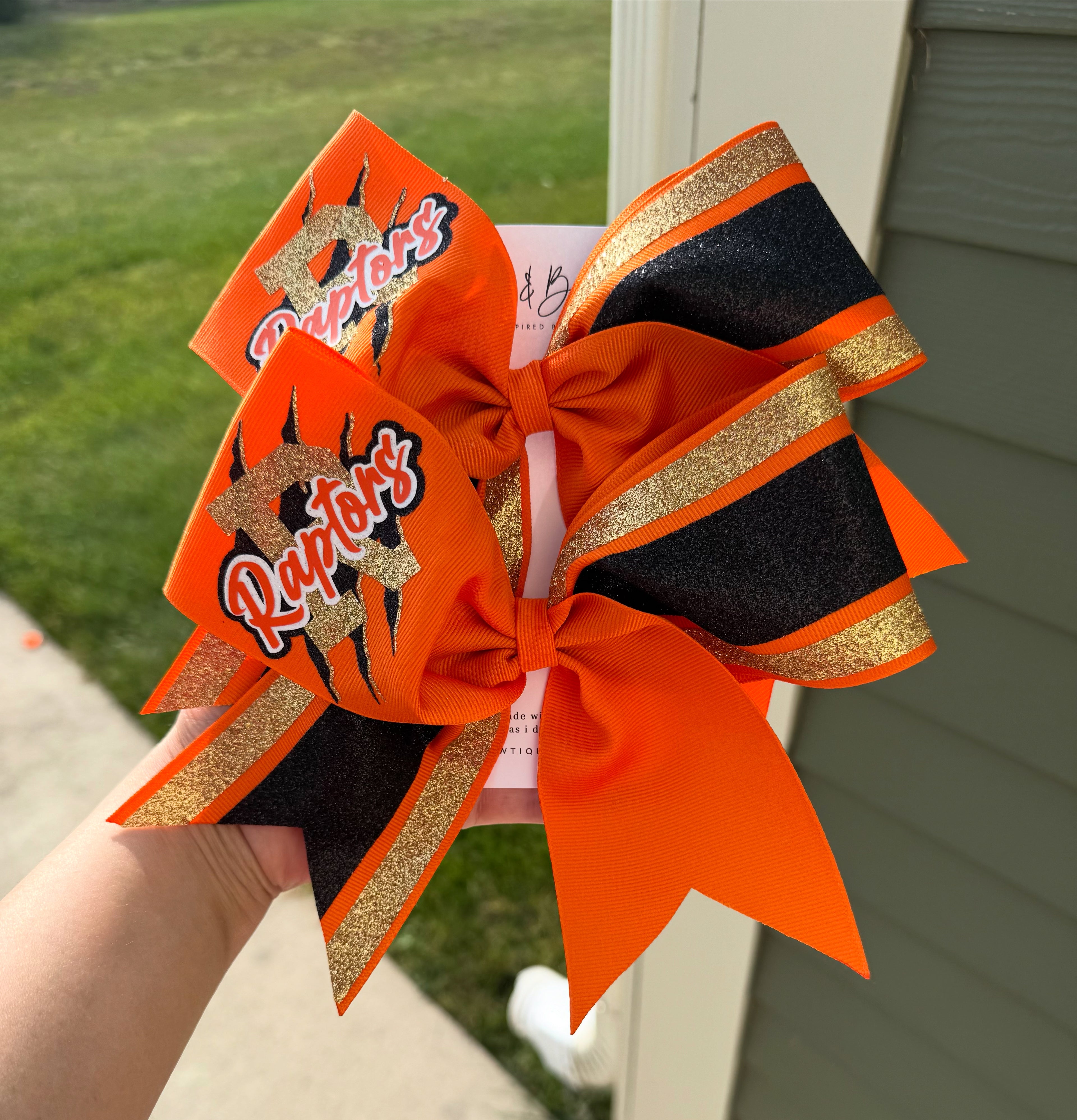 Schaller-Crestland Raptors Cheer Bow