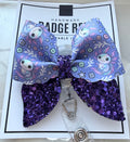 Dreamy Purple Axolotl Badge Reel