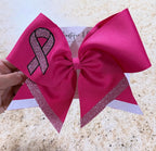 Breast Cancer Awareness Cheer Bow