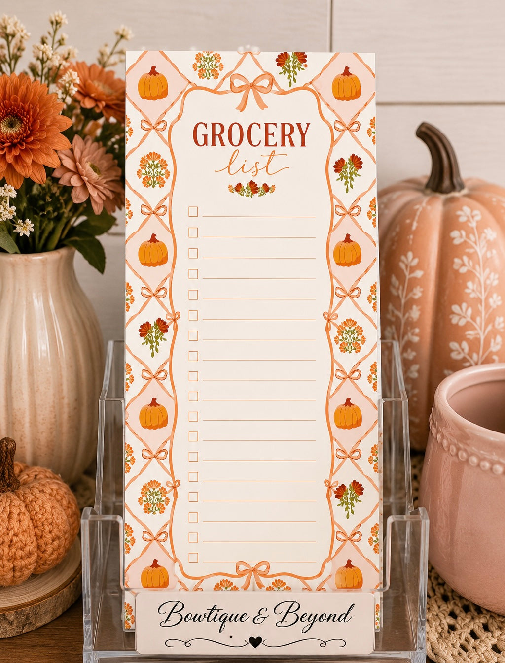 Pumpkin Patch Grocery List