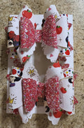 Snow White Bow Clip