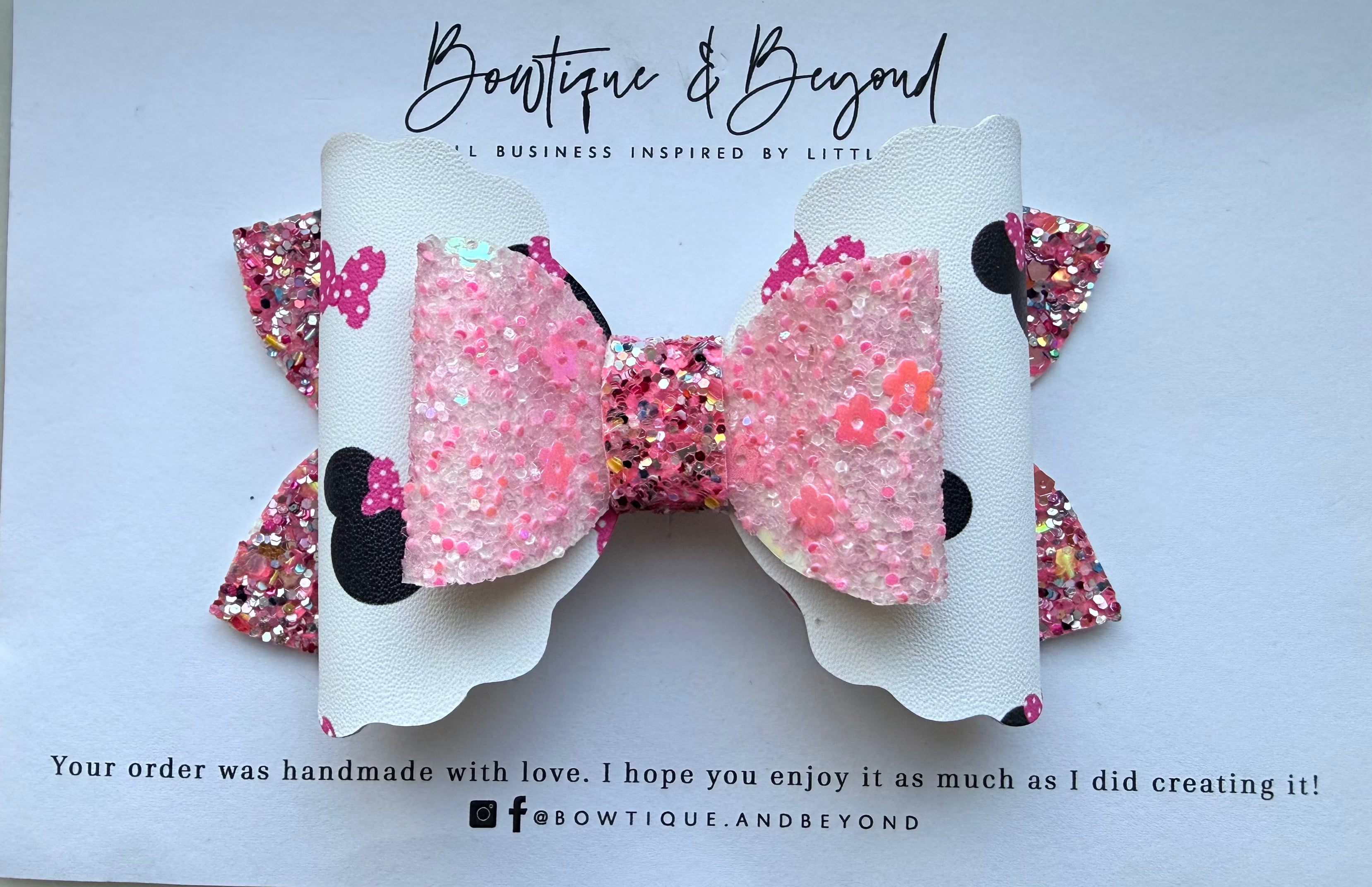 Minnie Sparkle Bow