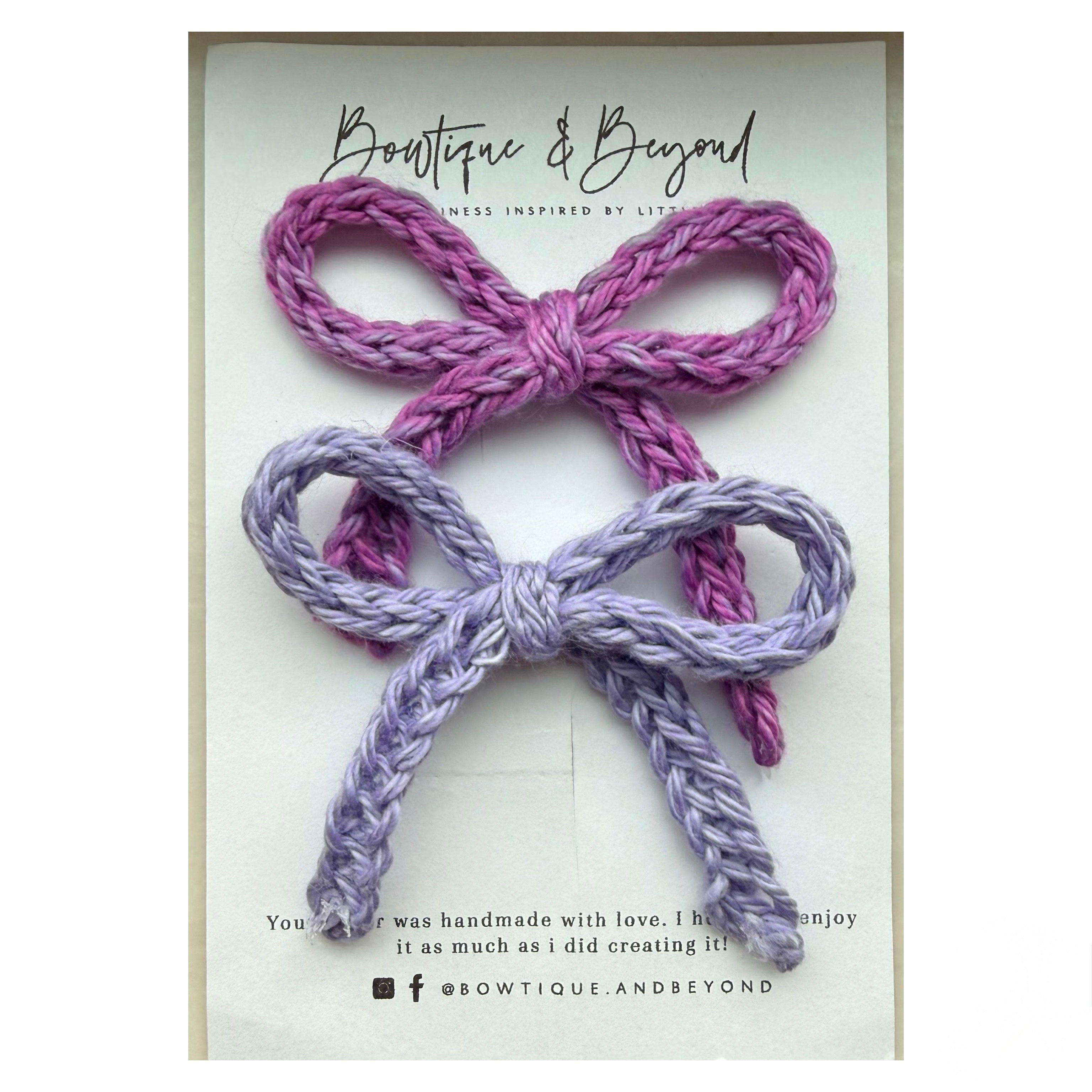 Lavender Love - Mini Bows