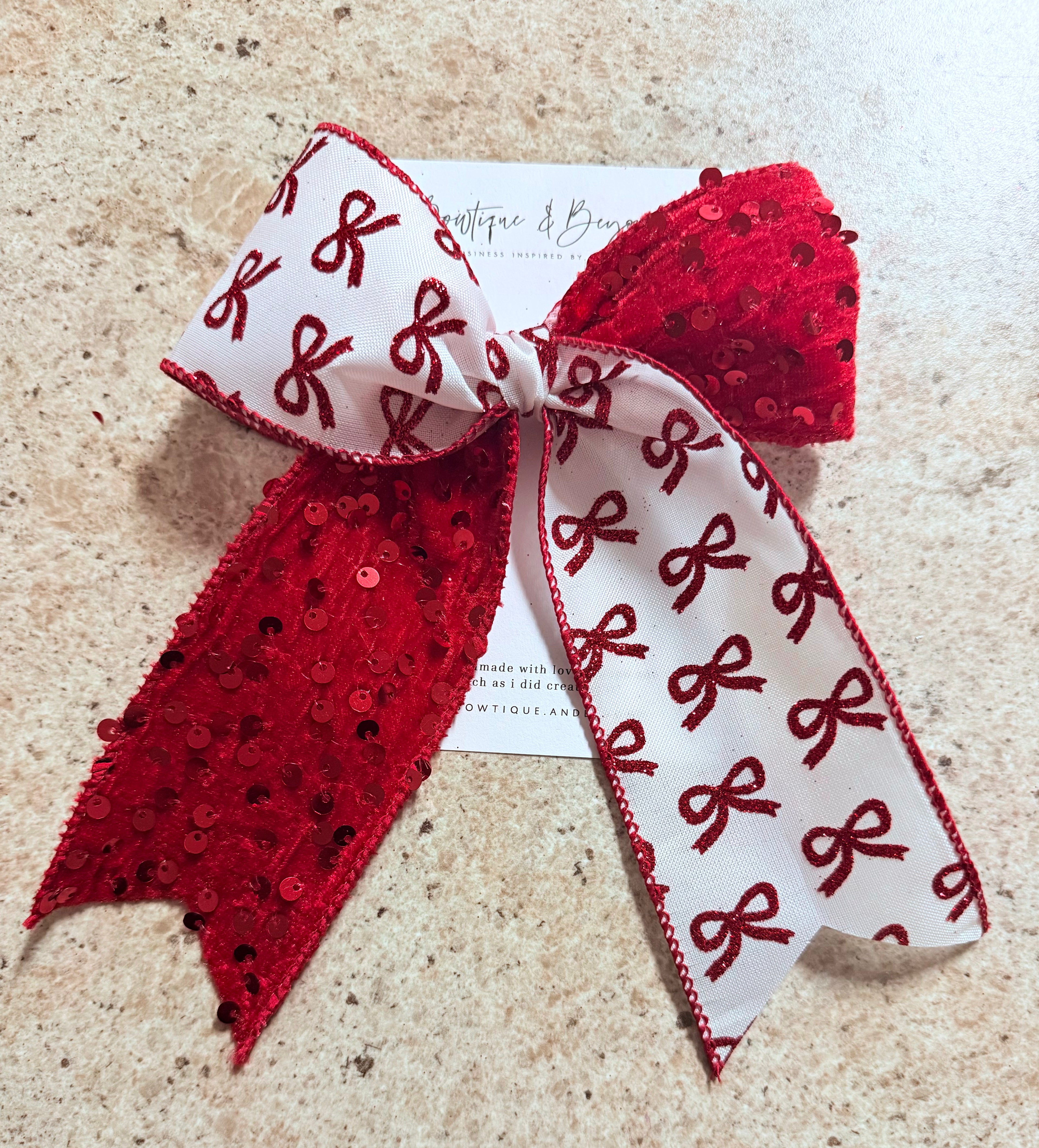 Holly Jolly Cheer Bow