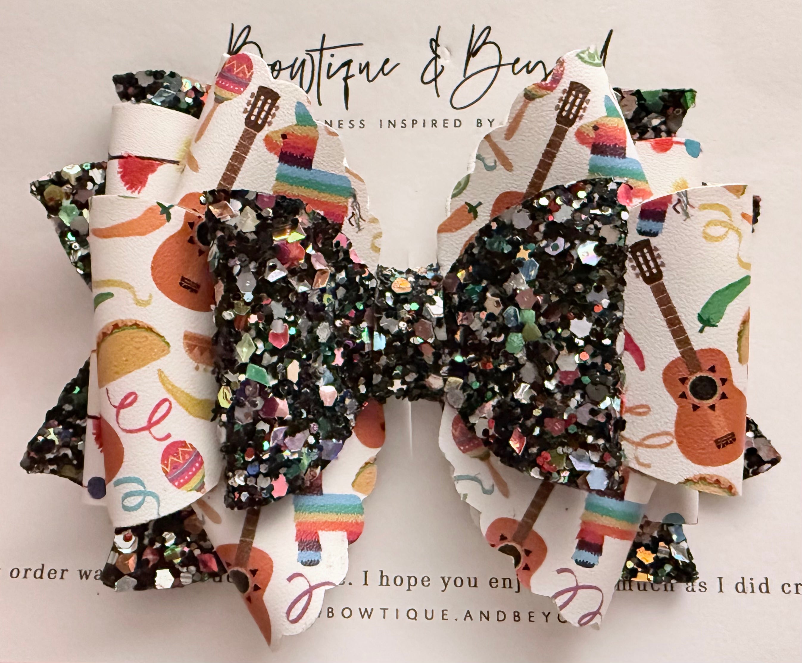 Fiesta Spark Clip Bow