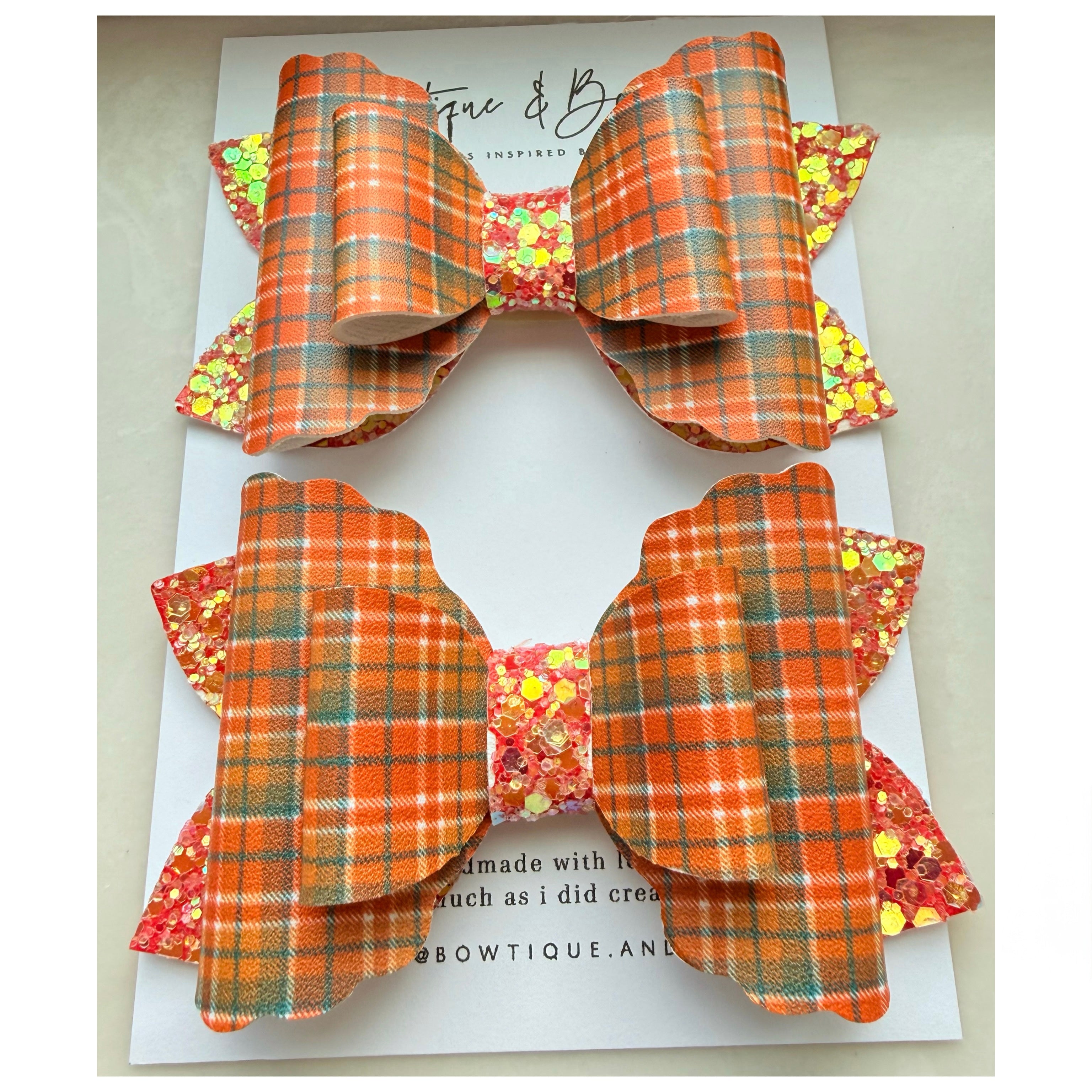 Fireside Flannel Bow
