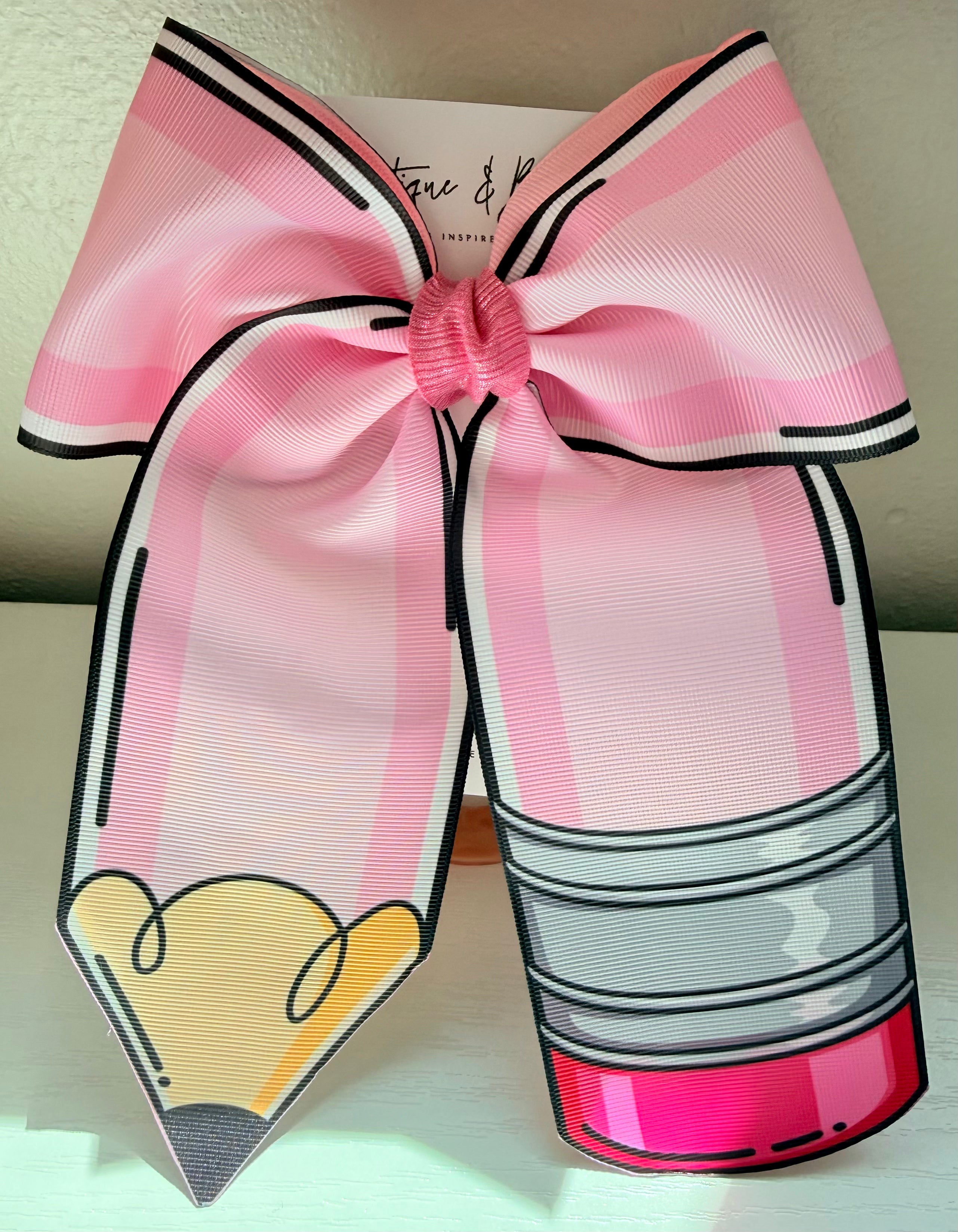 Pink Eraser Bow