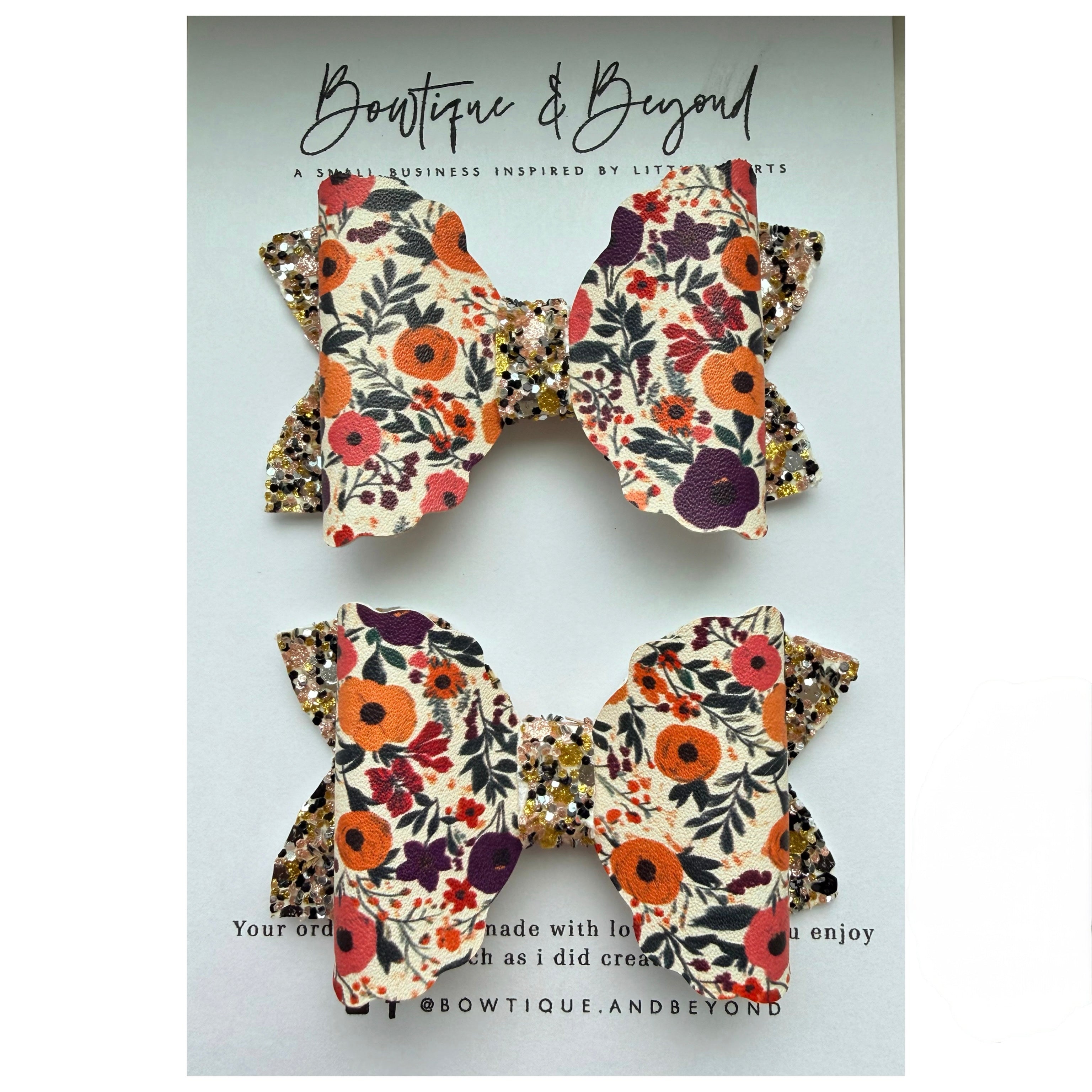 Autumn Wildflower Bow