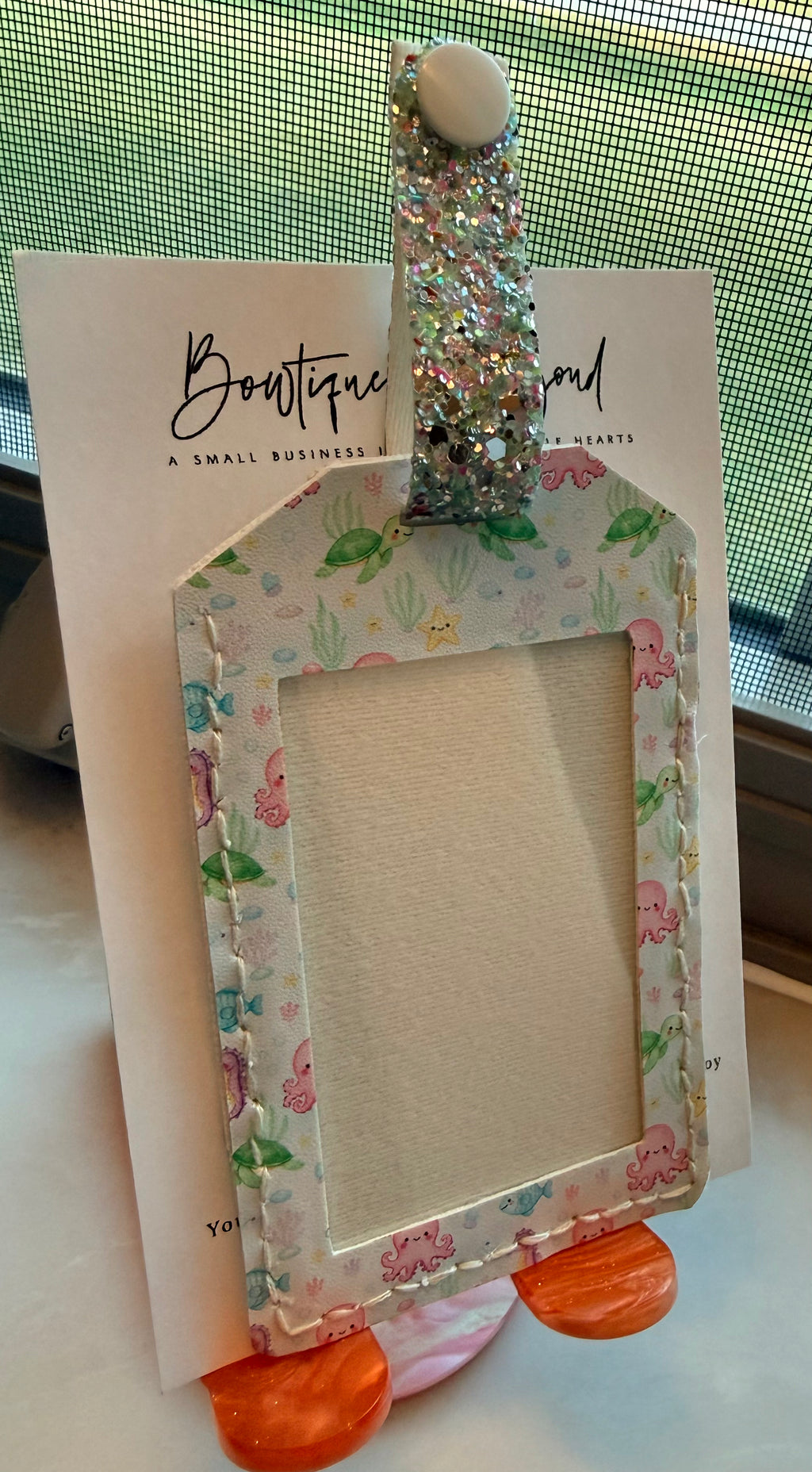 Seaside Smiles Badge Holder