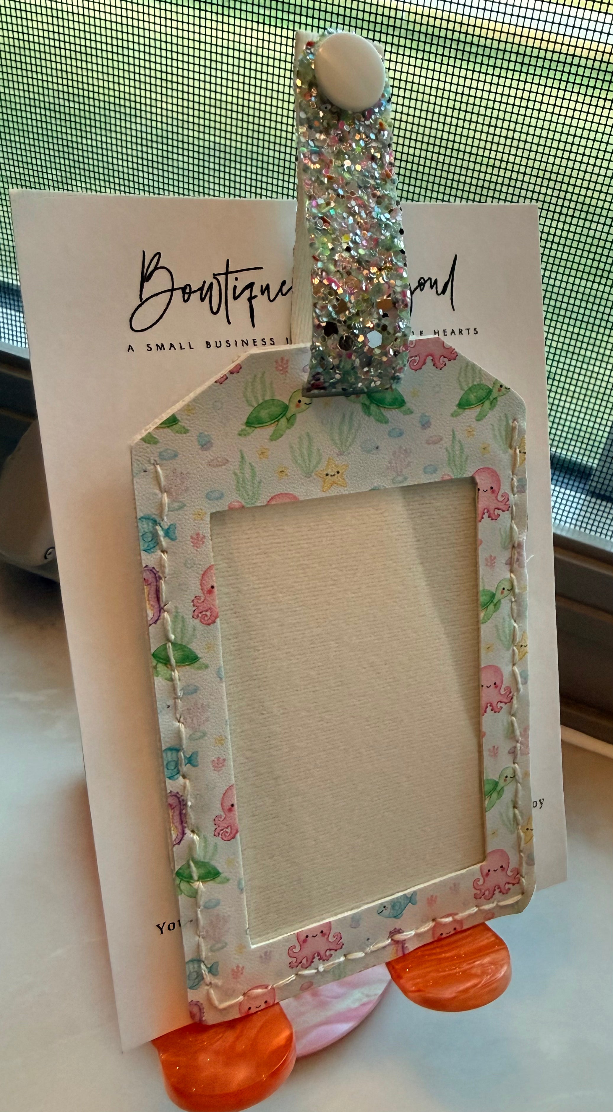 Seaside Smiles Badge Holder