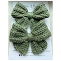 Cozy Moss Bow