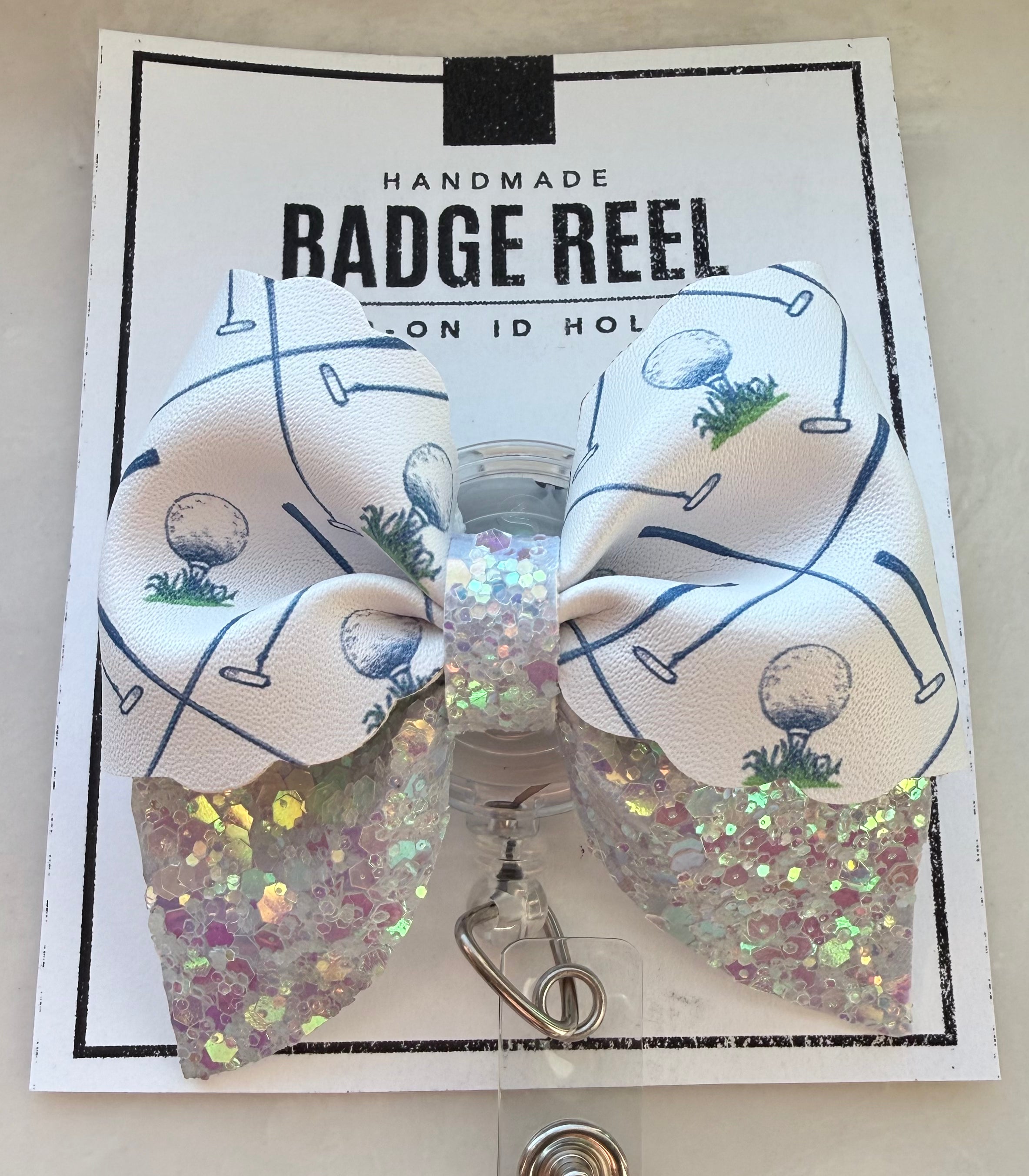 Golf Glam Badge Reel