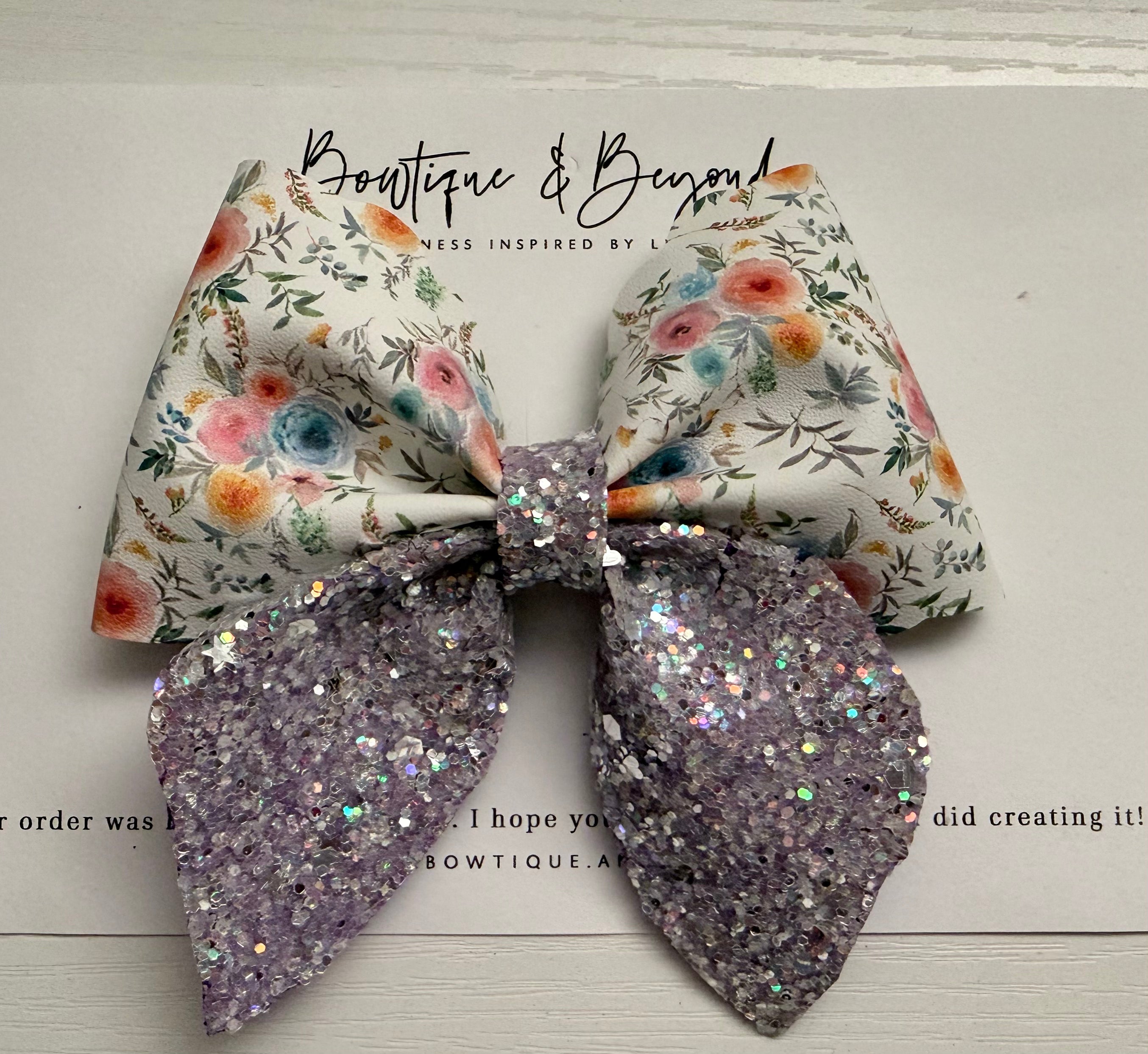 Enchanted Garden Bow Clip