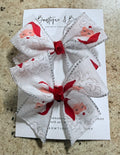 Santa Clip Bow