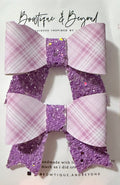 Pastel Purple Bow