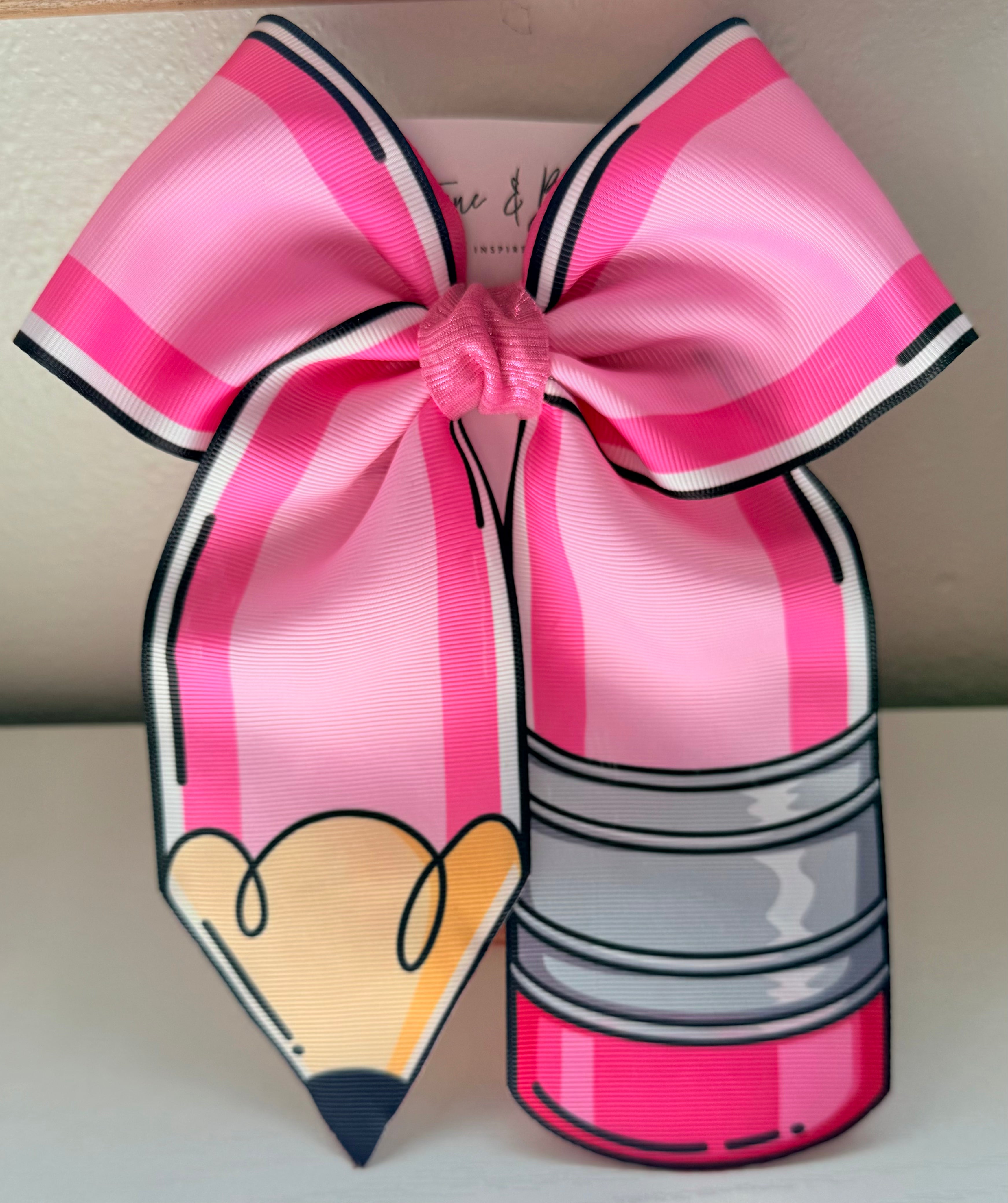 Pop Quiz Pink Bow