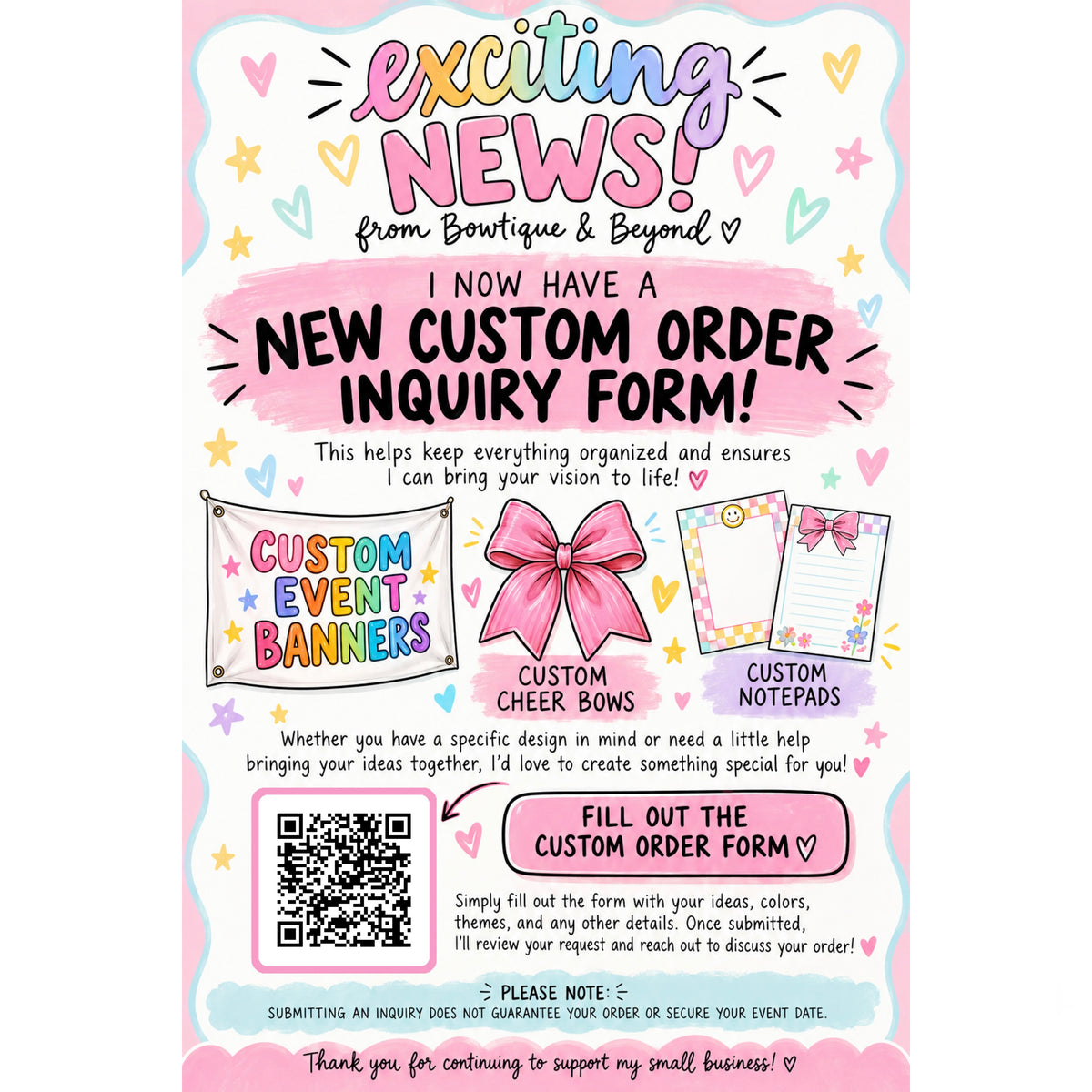 Custom Order Form