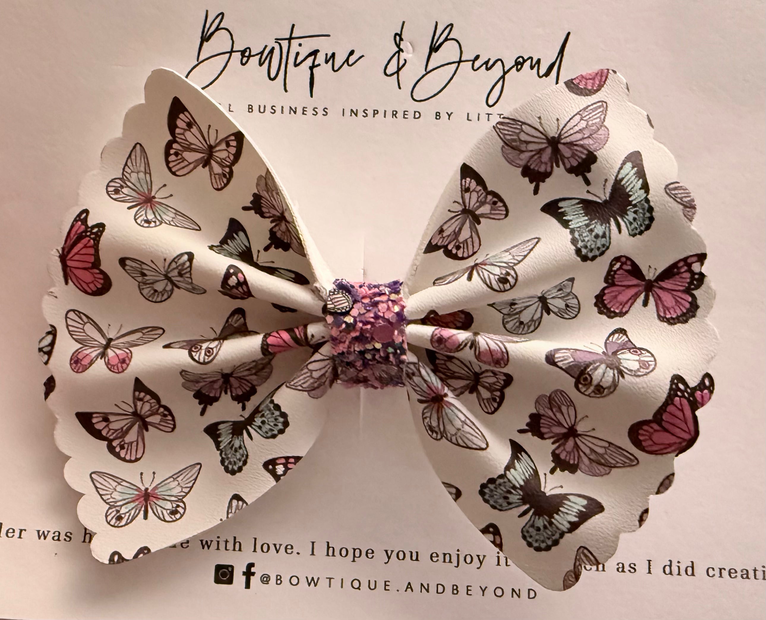 Butterfly Clip Bow