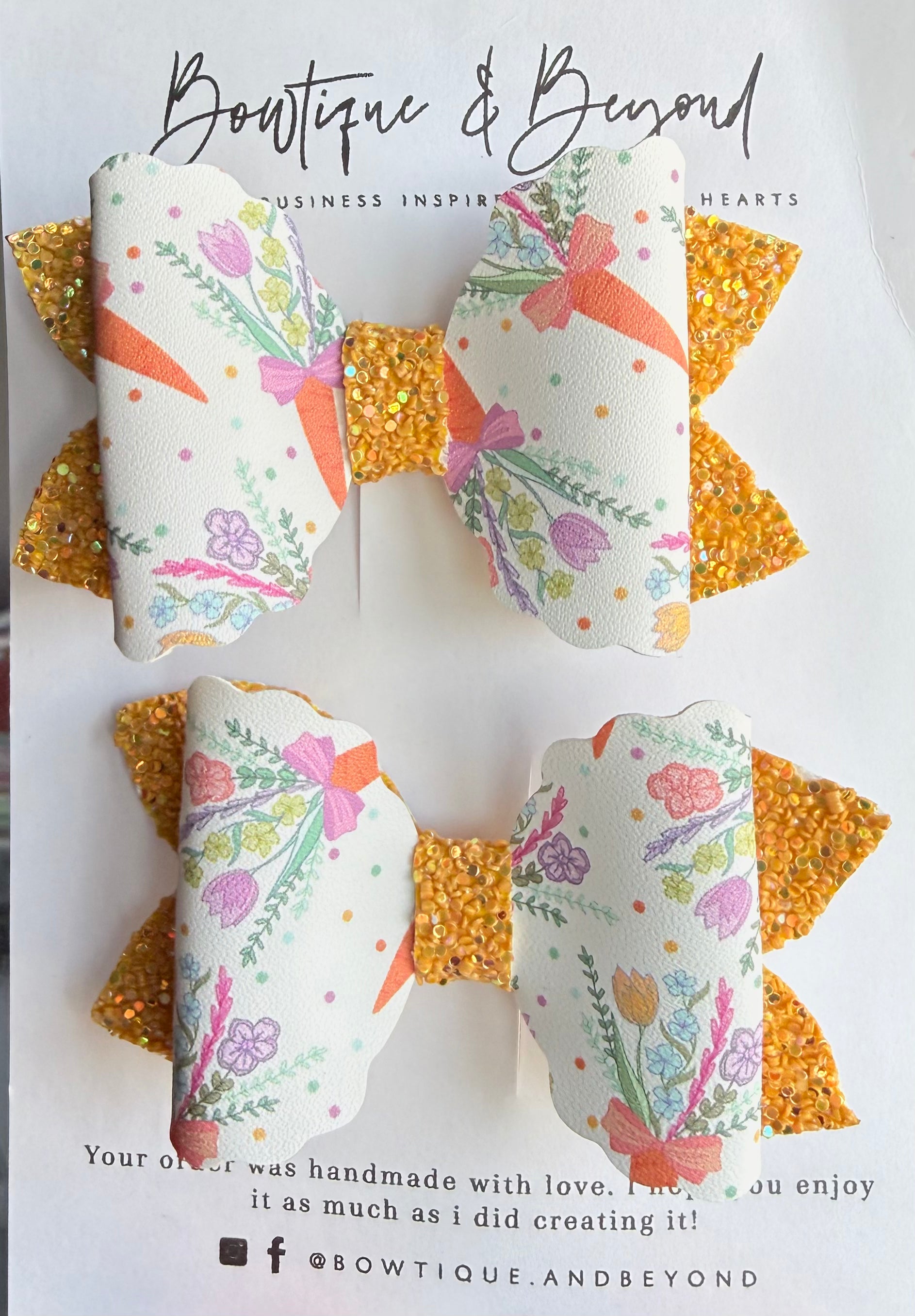 Golden Carrot Clip Set
