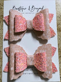 Blush Delight Bow Clip