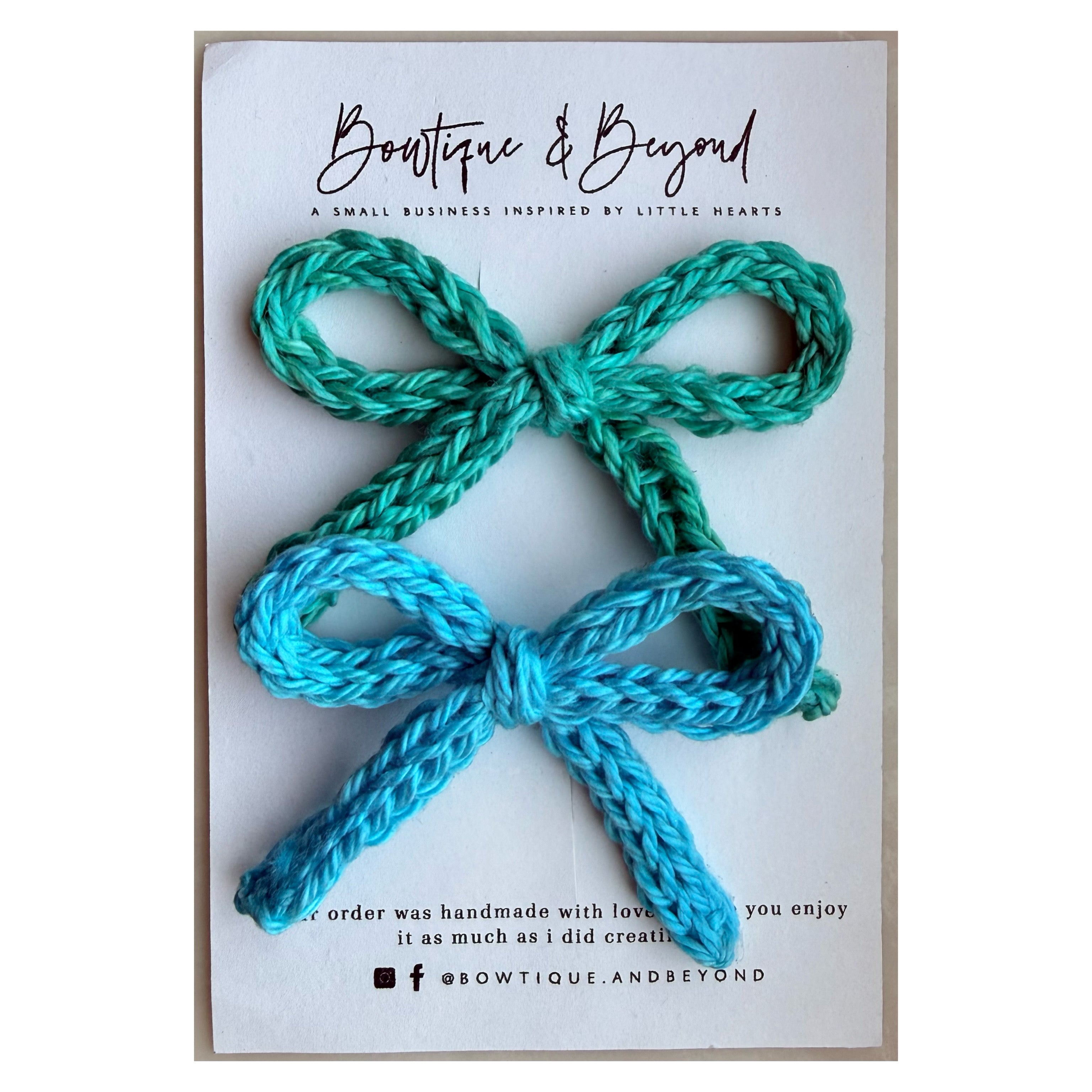 Tidal Twirls - Mini Bows