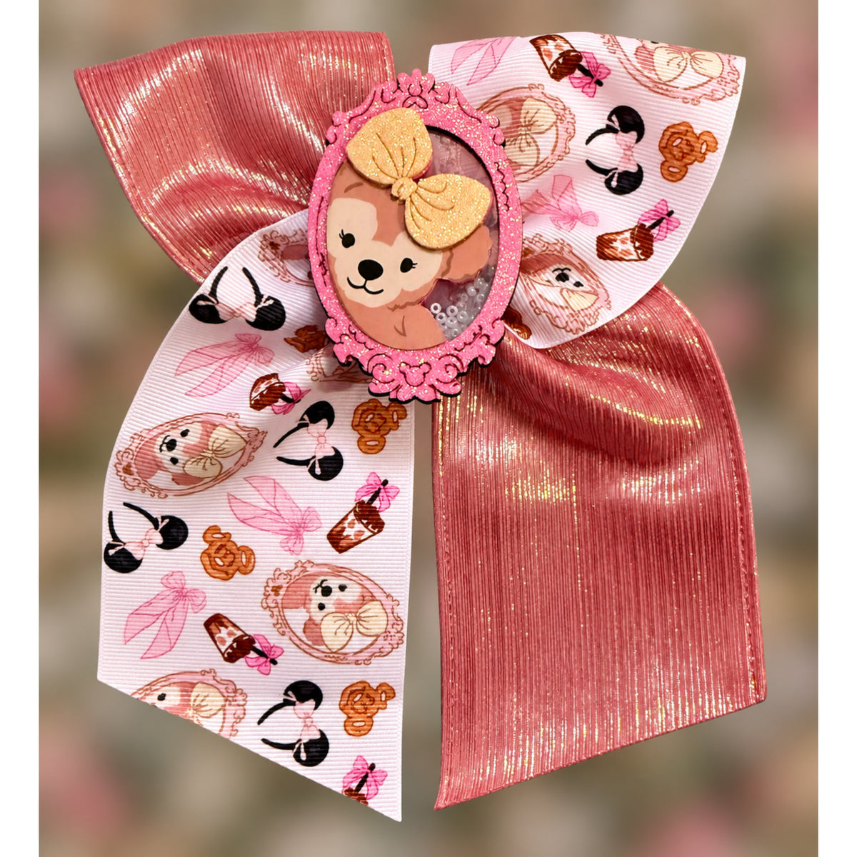 Pink Cameo Cutie Bow