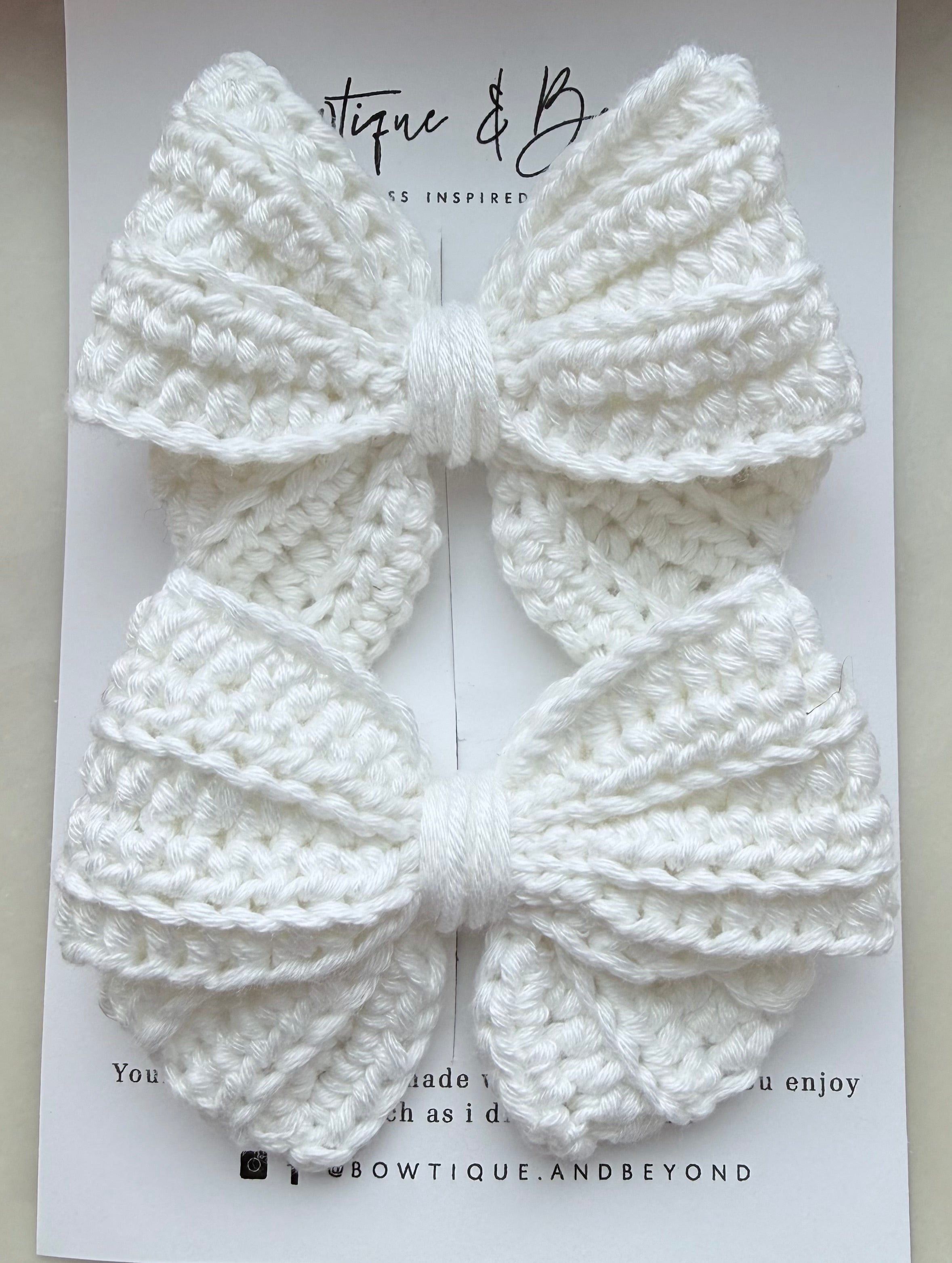 Little Cloud Bow Clip