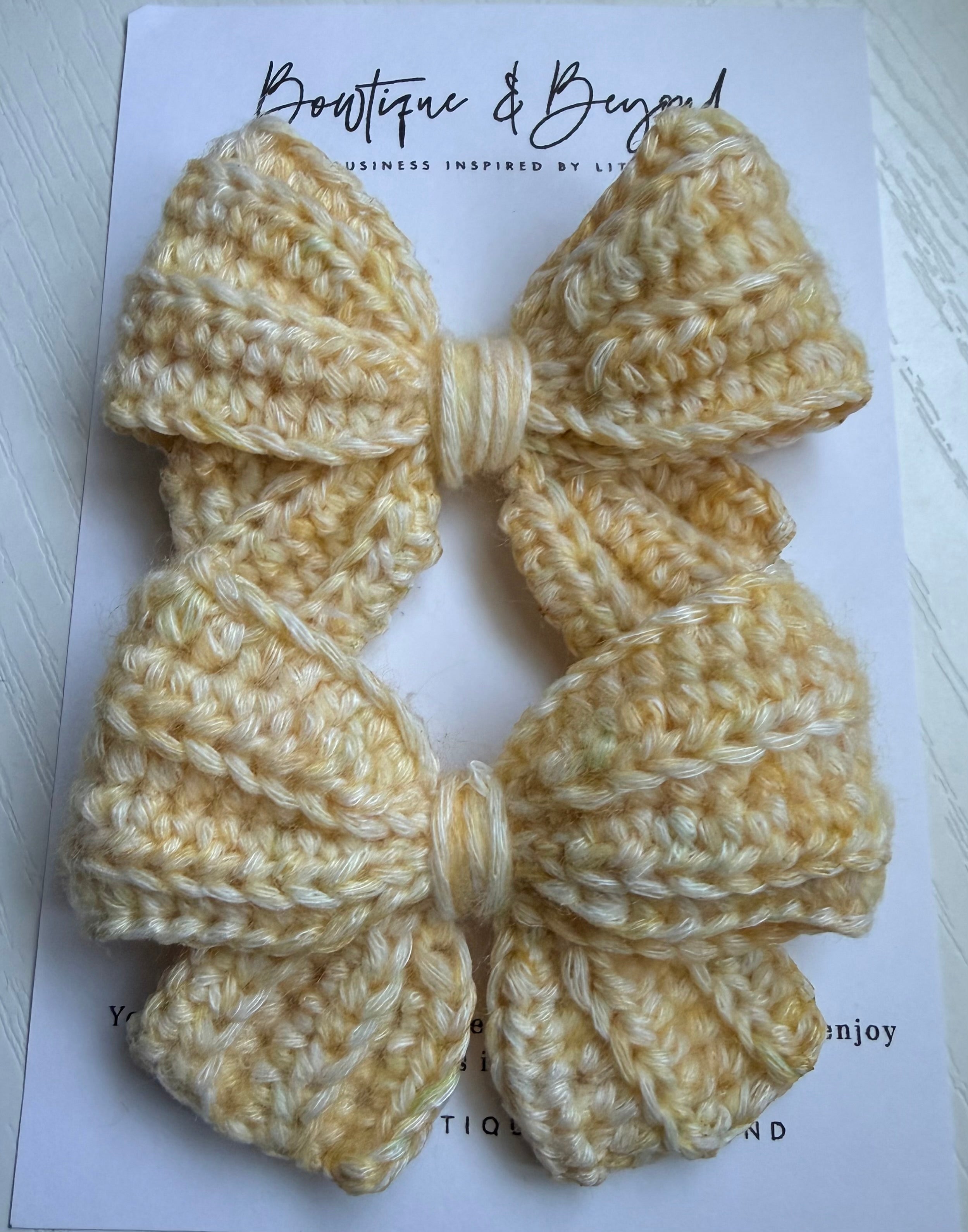 Buttercup Bliss Bow Clip