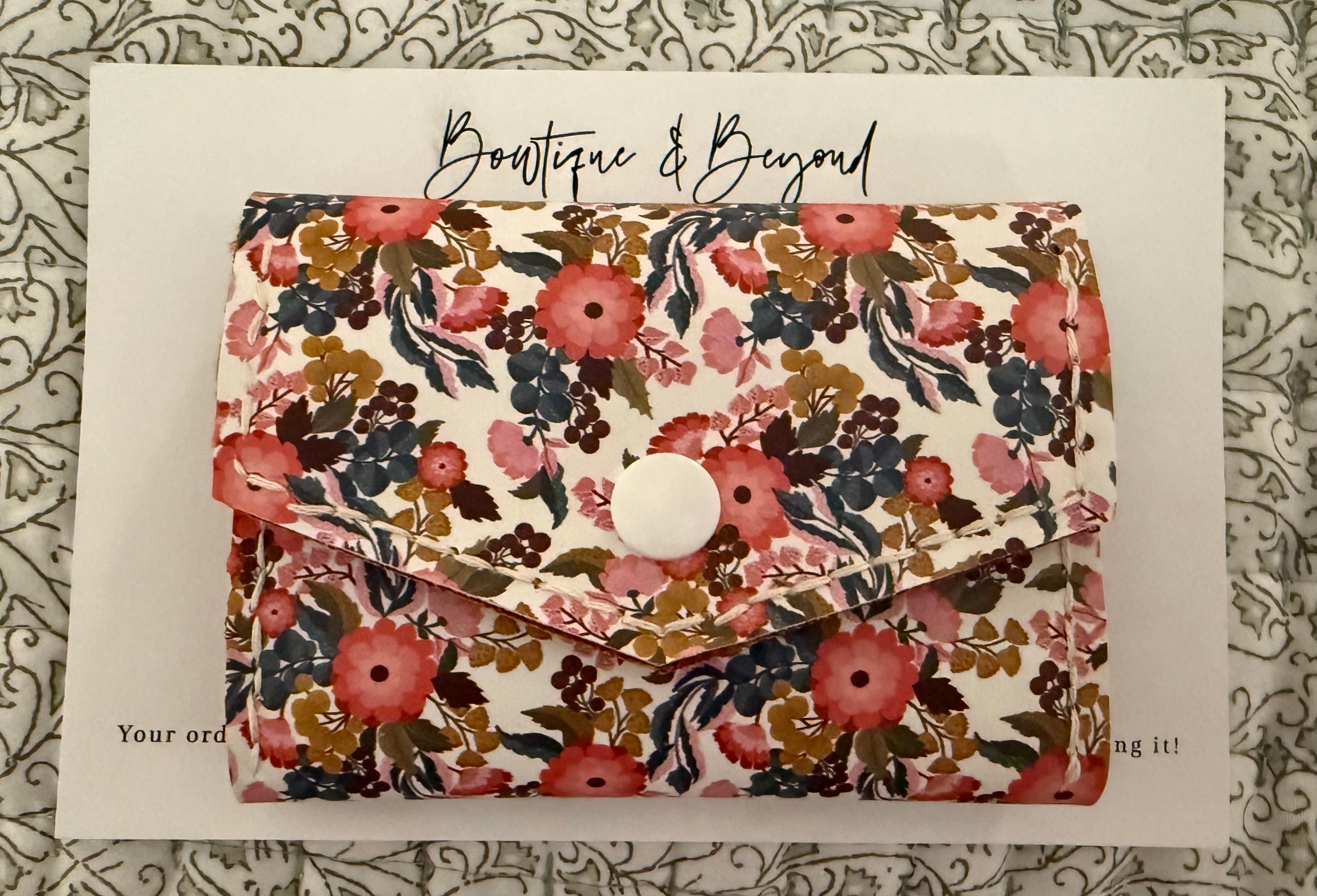 The Wildflower Tri-Fold Wallet