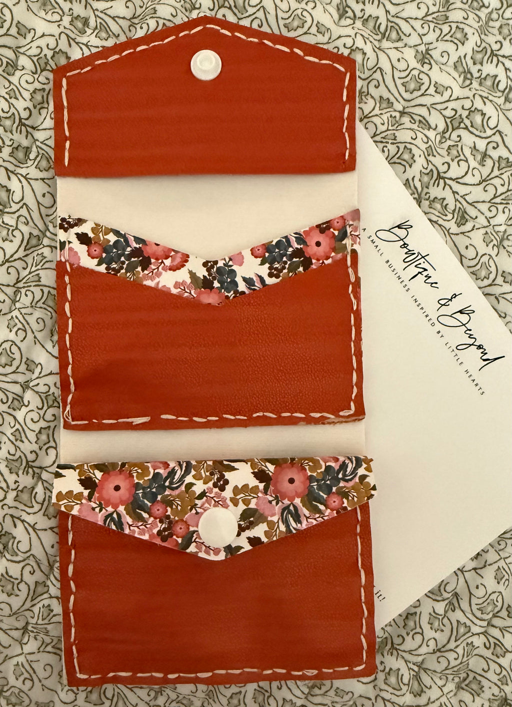 The Wildflower Tri-Fold Wallet