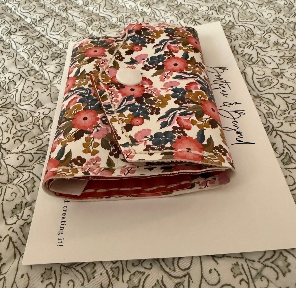 The Wildflower Tri-Fold Wallet