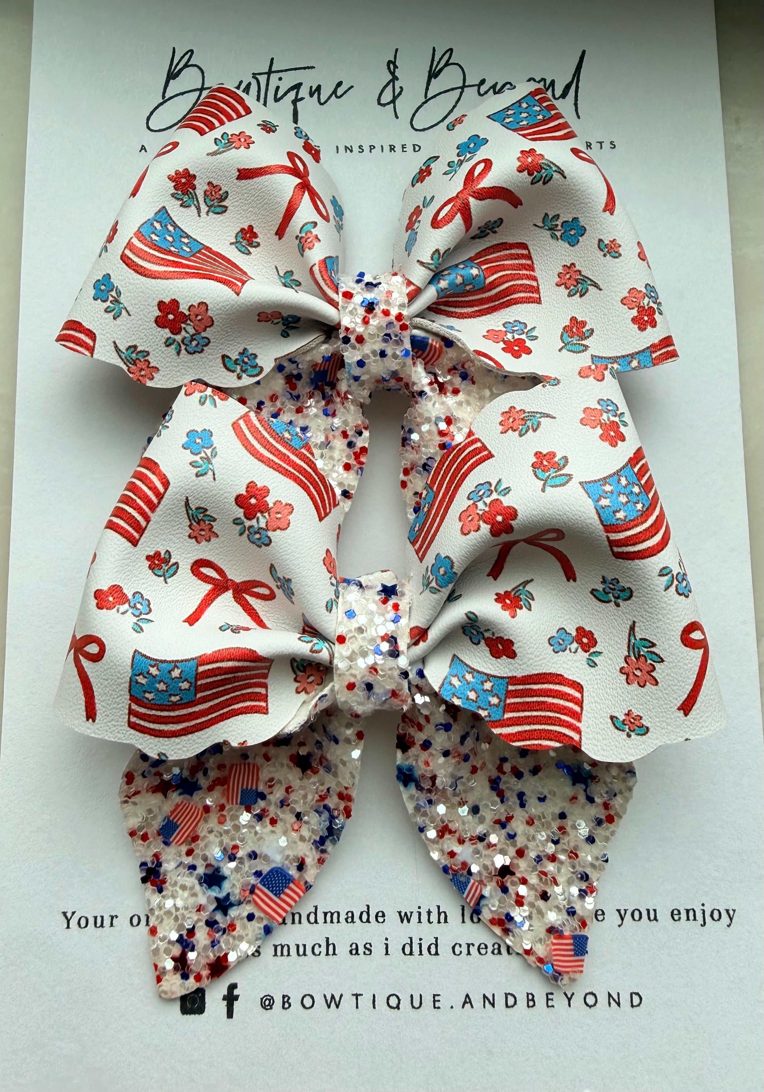 All-American Sparkle Clip Set