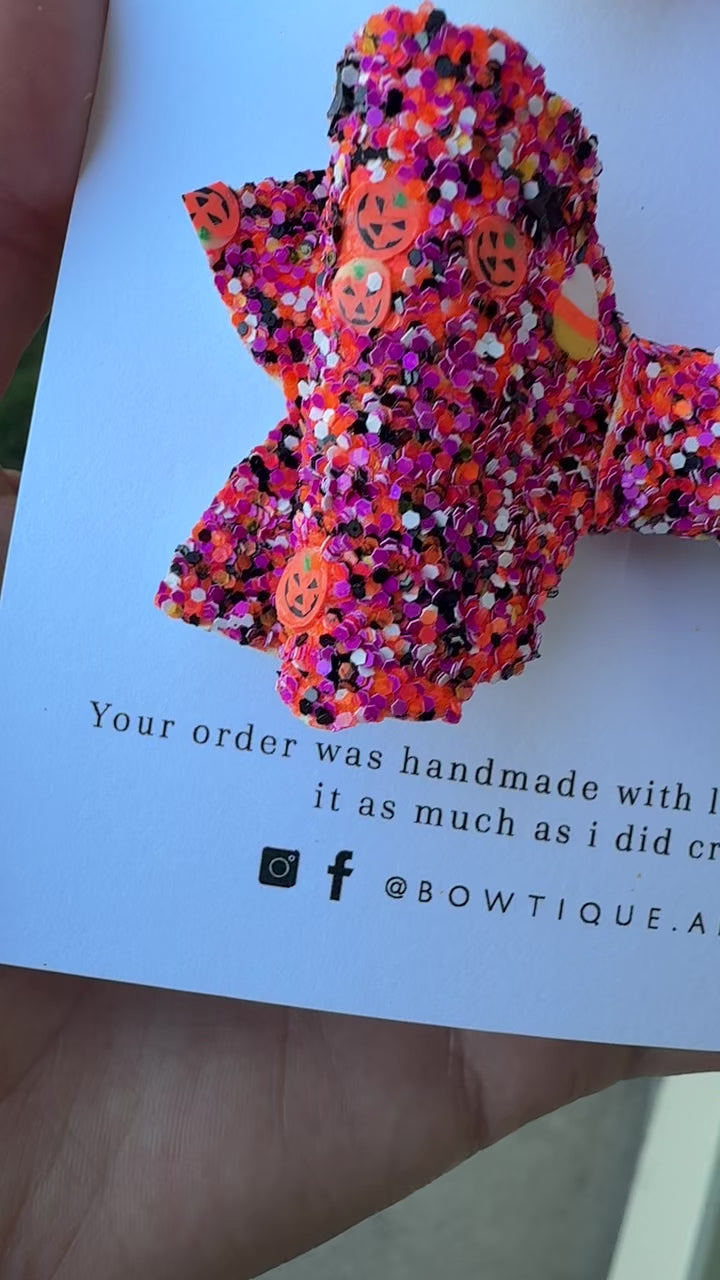 Jack-O-Sparkle Clip Set